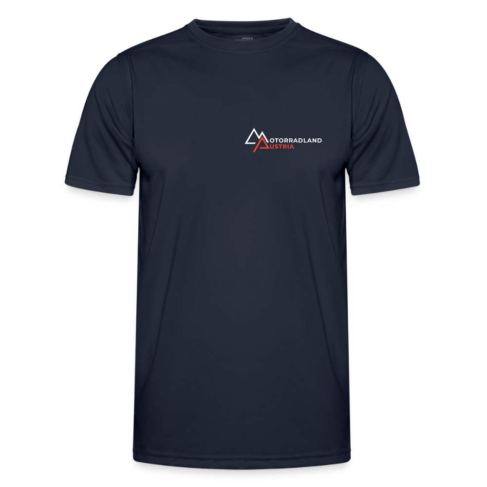 Motorrad Funktions T-Shirt Herren - Navy