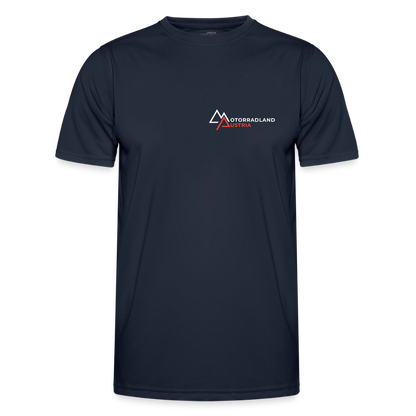 Motorrad Funktions T-Shirt Herren - Navy