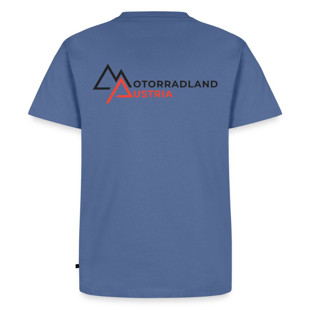 Lieblings Sozius Motorrad T-Shirt - Taubenblau