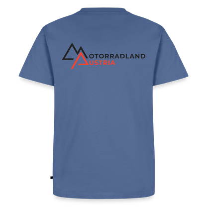 Lieblings Sozius Motorrad T-Shirt - Taubenblau