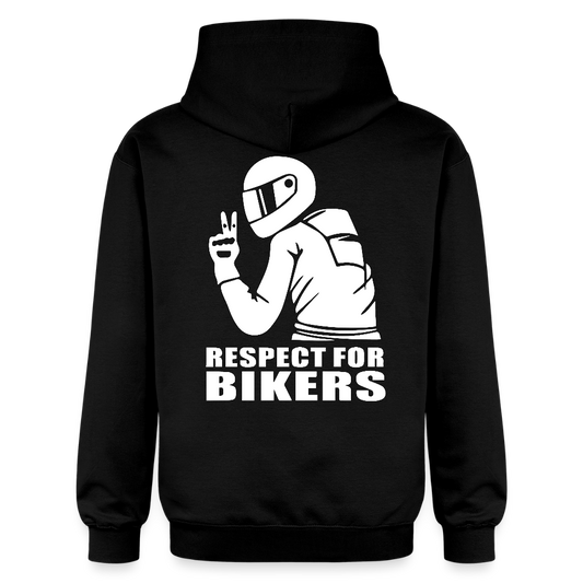 Respect for Bikers Hoodie - Schwarz
