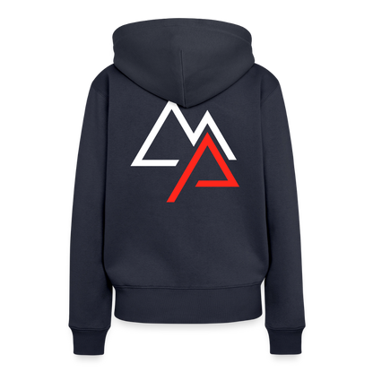 Motorrad Hoodie Damen - Navy