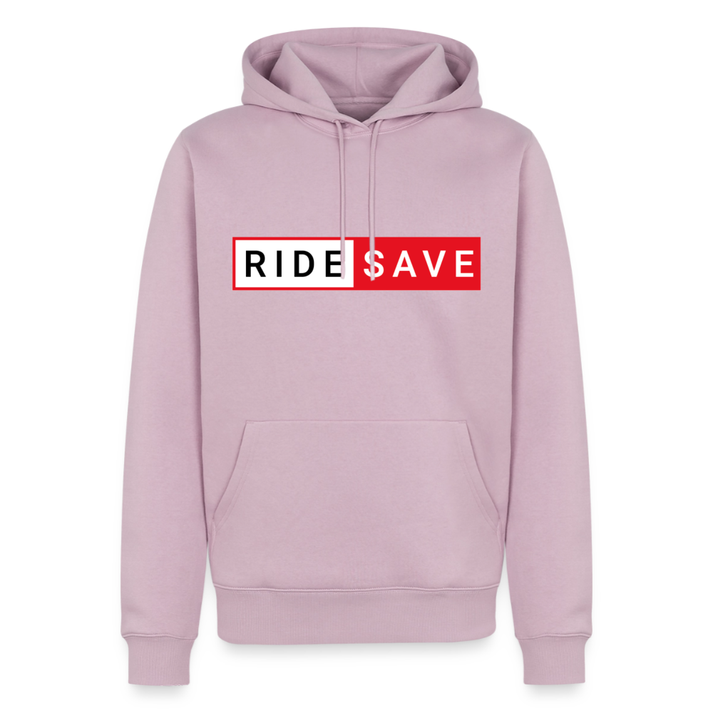 RIDE SAVE Motorrad Hoodie Herren - Altrosa