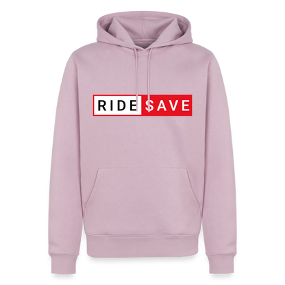 RIDE SAVE Motorrad Hoodie Herren - Altrosa