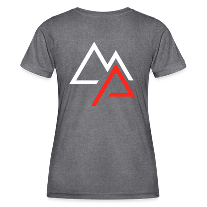 Motorrad Funktions-T-Shirt Damen - dunkle Melange 
