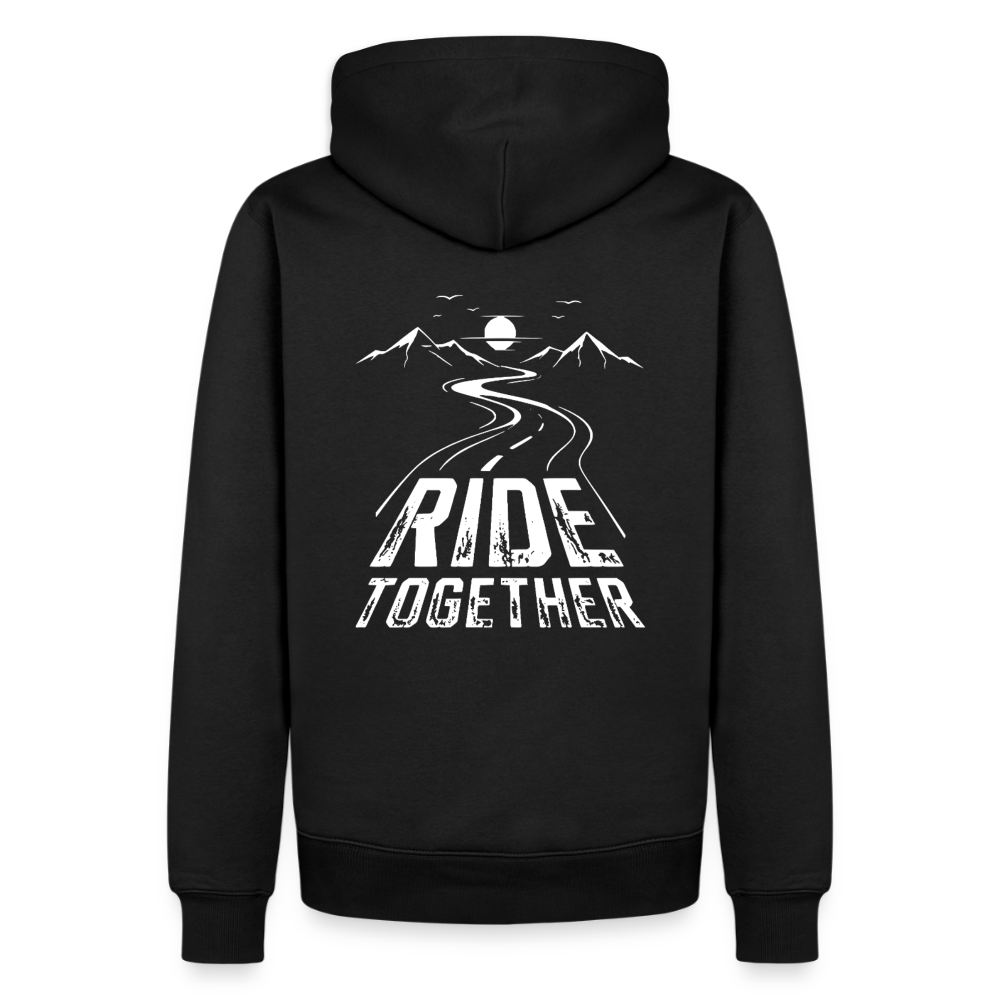 Ride Together Motorrad Hoodie Herren - Schwarz