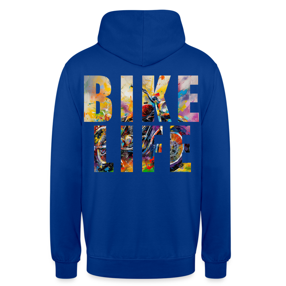 Bike Life Hoodie - Royalblau
