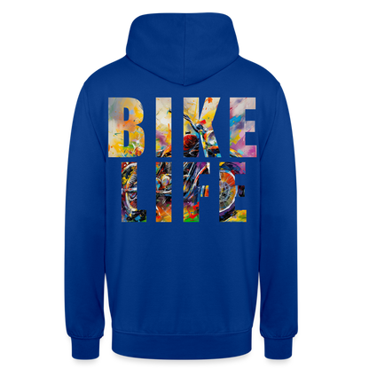 Bike Life Hoodie - Royalblau