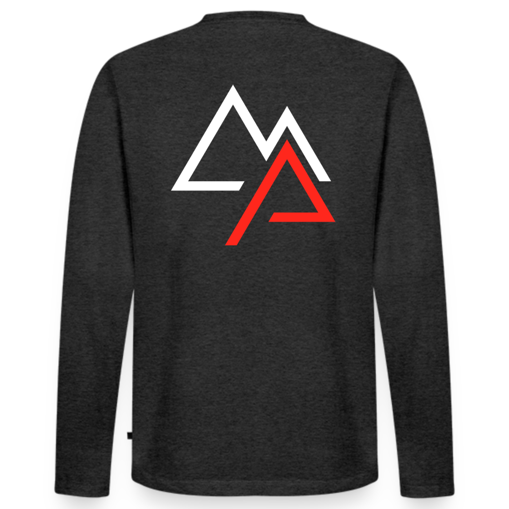 Motorrad Longsleeve Herren - Anthrazit meliert