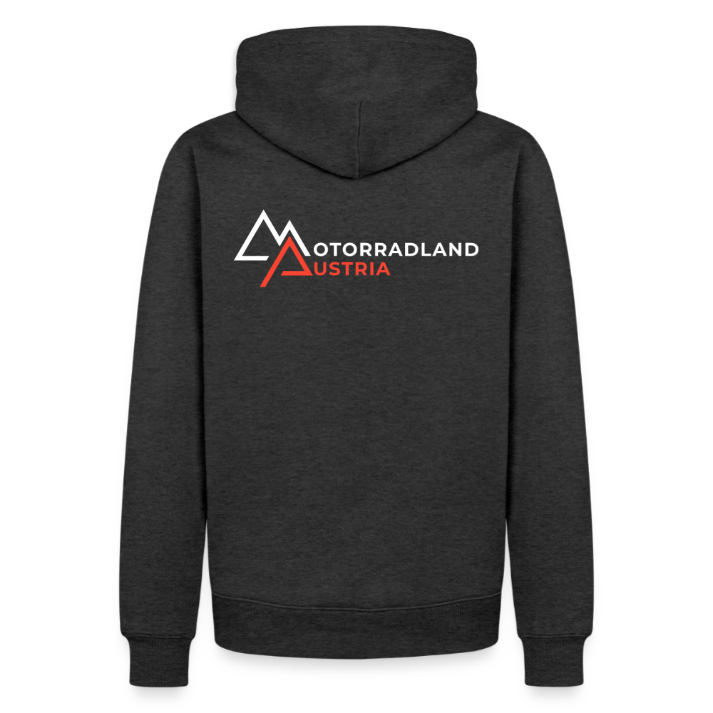 RIDE SAVE Motorrad Hoodie Herren - Anthrazit meliert