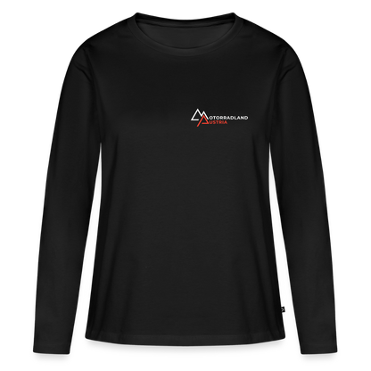 Motorrad Longsleeve Damen - Schwarz