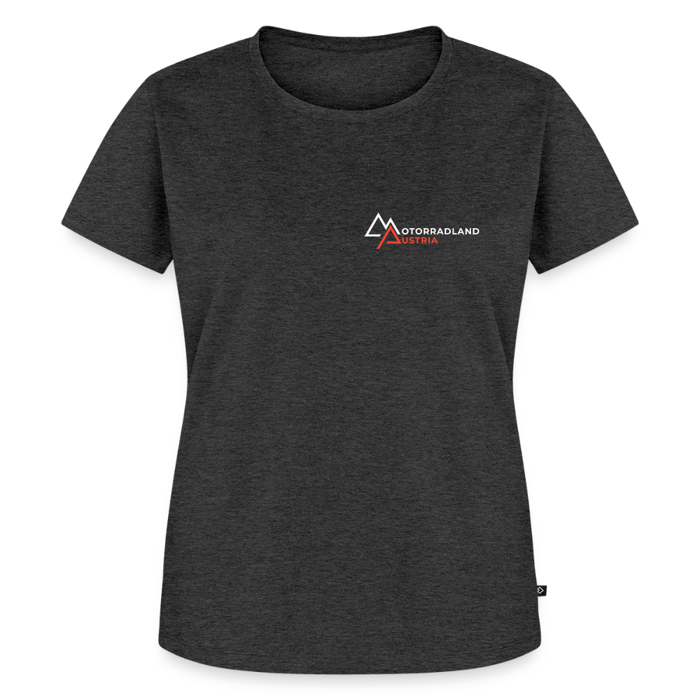 Motorrad T-Shirt Damen - Anthrazit meliert