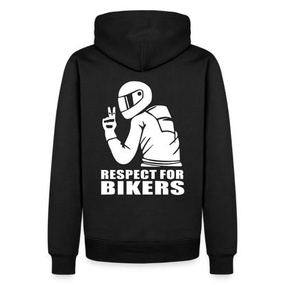 Respect for Bikers Motorrad Hoodie Herren - Schwarz