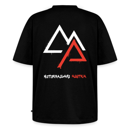 Weil Biken geil ist! Oversized Motorrad T-Shirt Herren - Schwarz