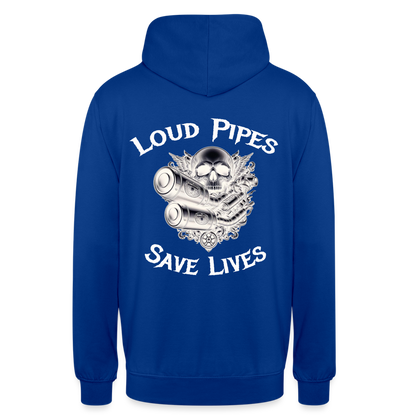 Loud Pipes Hoodie Unisex - Royalblau