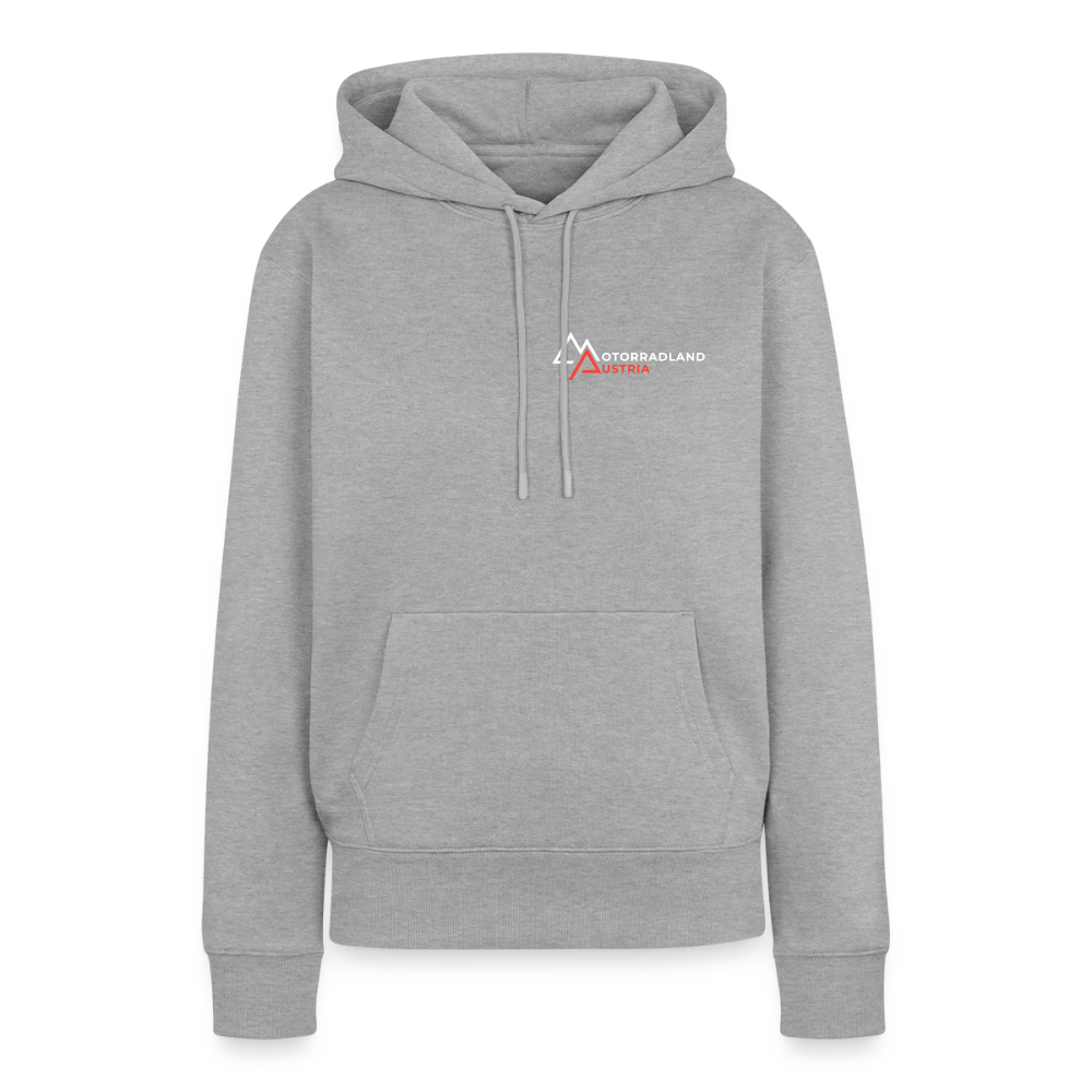 Ride Together Motorrad Hoodie Damen - Grau meliert