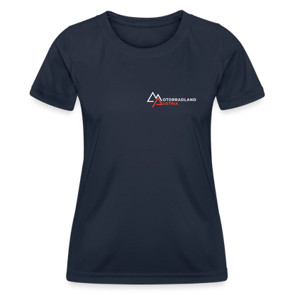 Motorrad Funktions-T-Shirt Damen - Navy