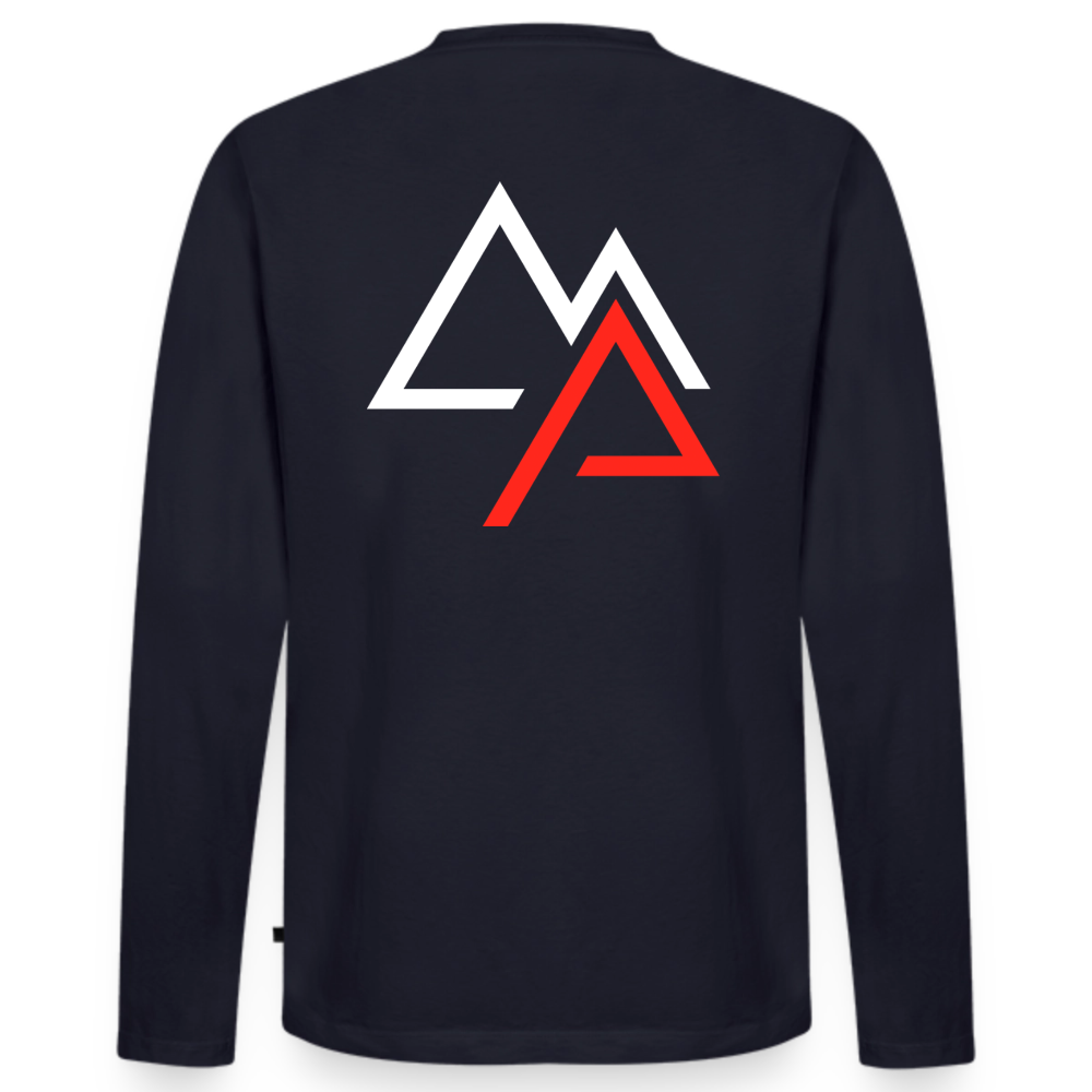 Motorrad Longsleeve Herren - Navy