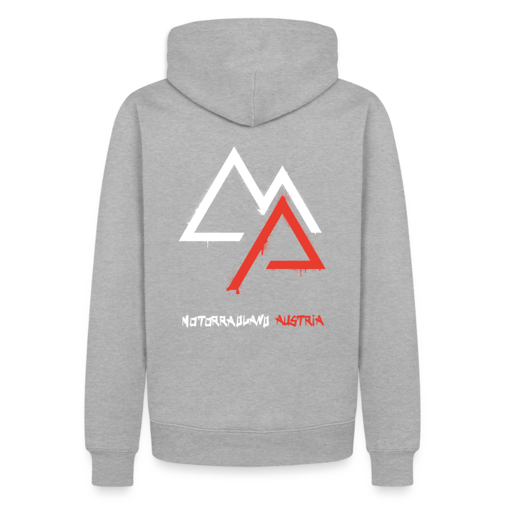 Weil Biken geil ist! Motorrad Hoodie Herren - Grau meliert