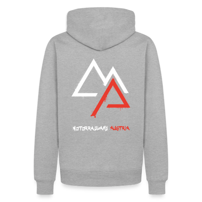 Weil Biken geil ist! Motorrad Hoodie Herren - Grau meliert