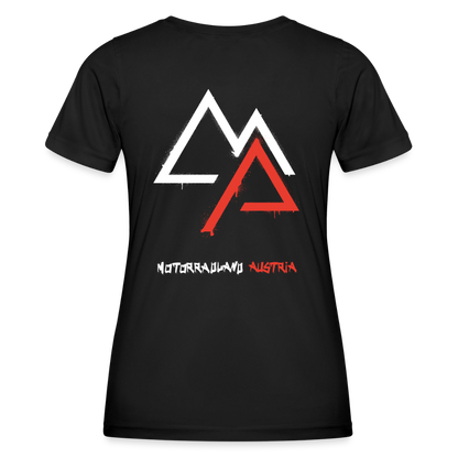 Weil Biken geil ist! Motorrad Funktions-T-Shirt Damen - Schwarz