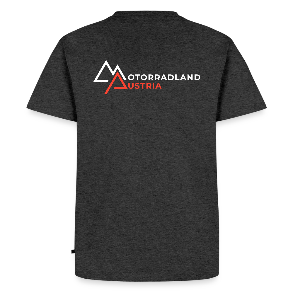 Riding is my Therapy Motorrad T-Shirt - Anthrazit meliert