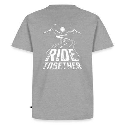 Ride Together Motorrad T-Shirt Herren - Grau meliert