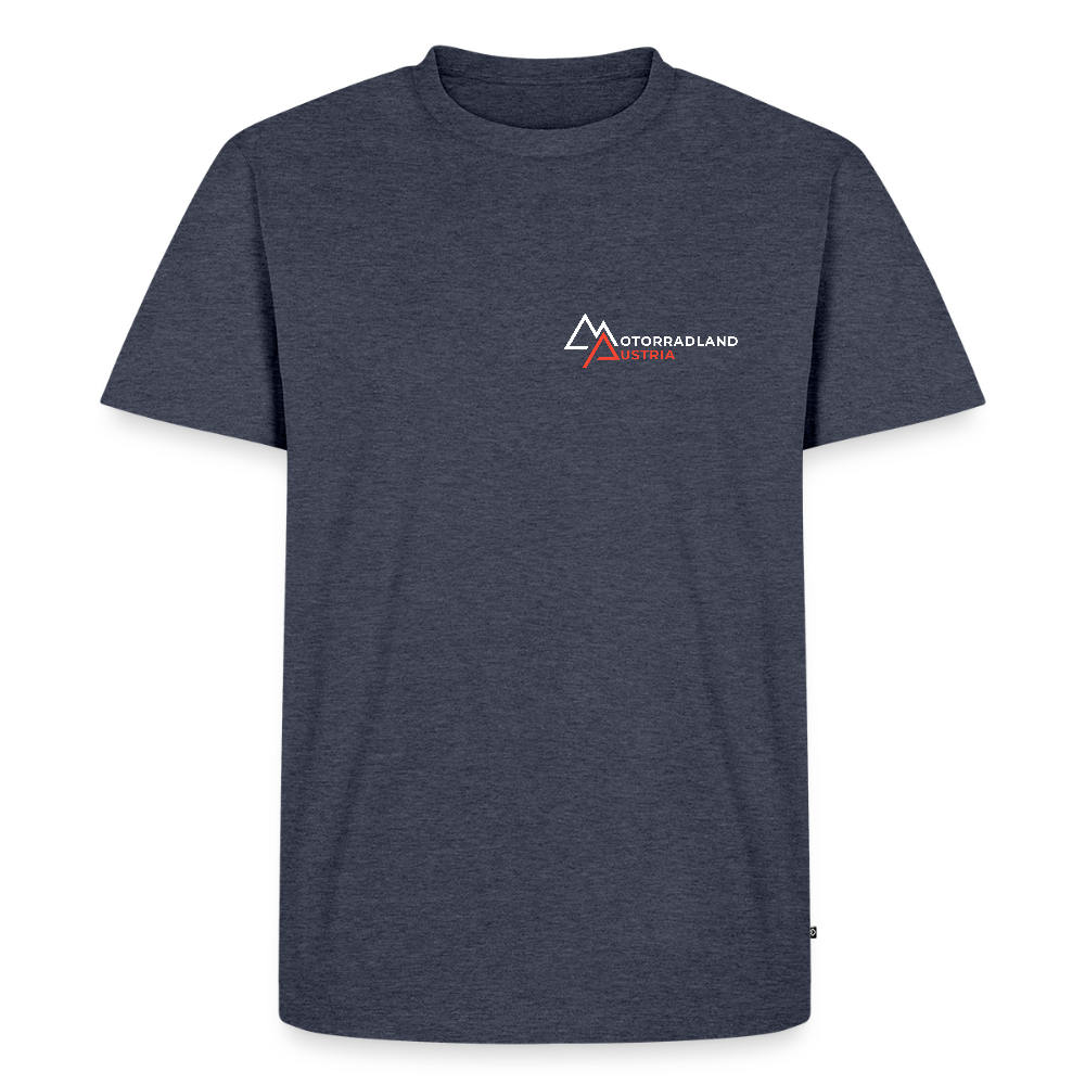 Respect for Bikers T-Shirt - Jeansblau 