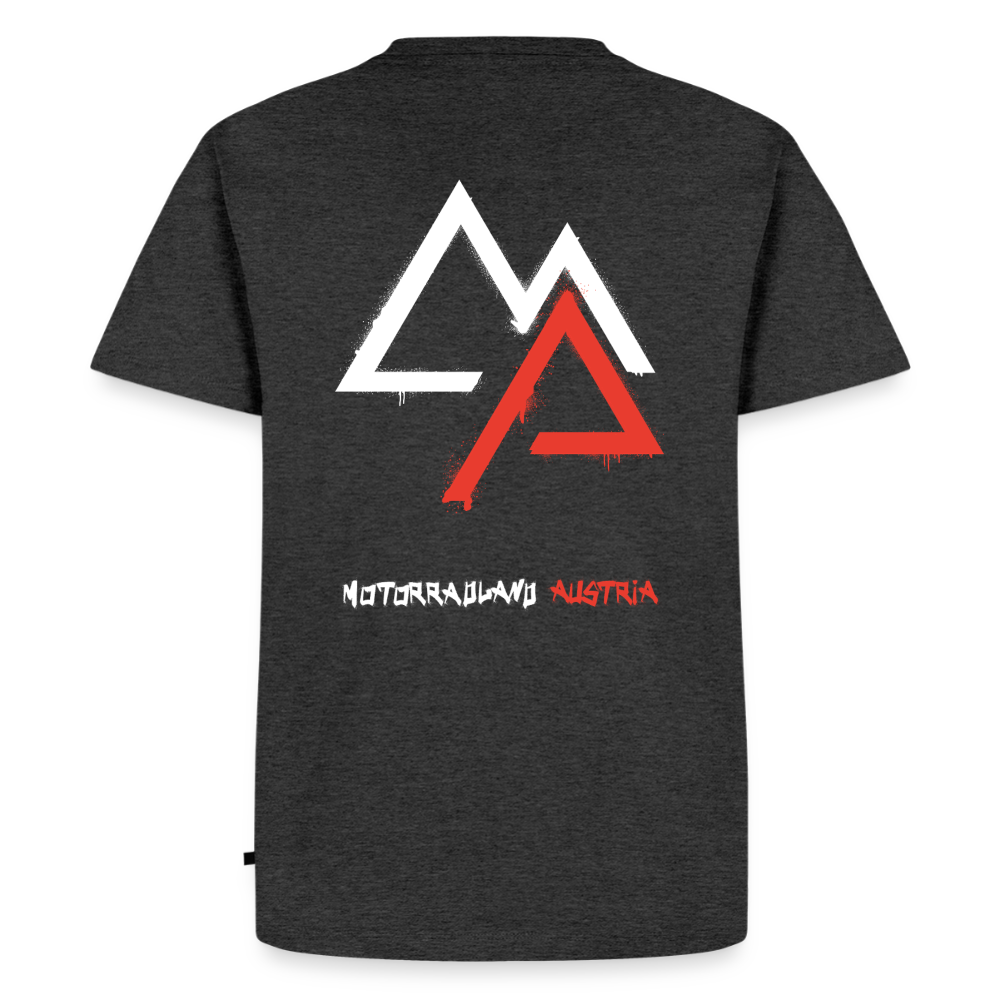 Weil Biken geil ist! Motorrad T-Shirt Herren - Anthrazit meliert