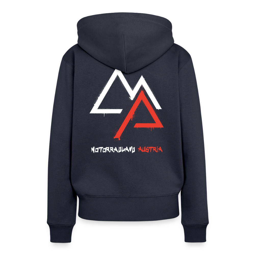Weil Biken geil ist! Motorrad Hoodie Damen - Navy