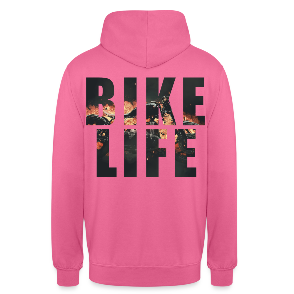 Bike Life Retro Hoodie - Pink