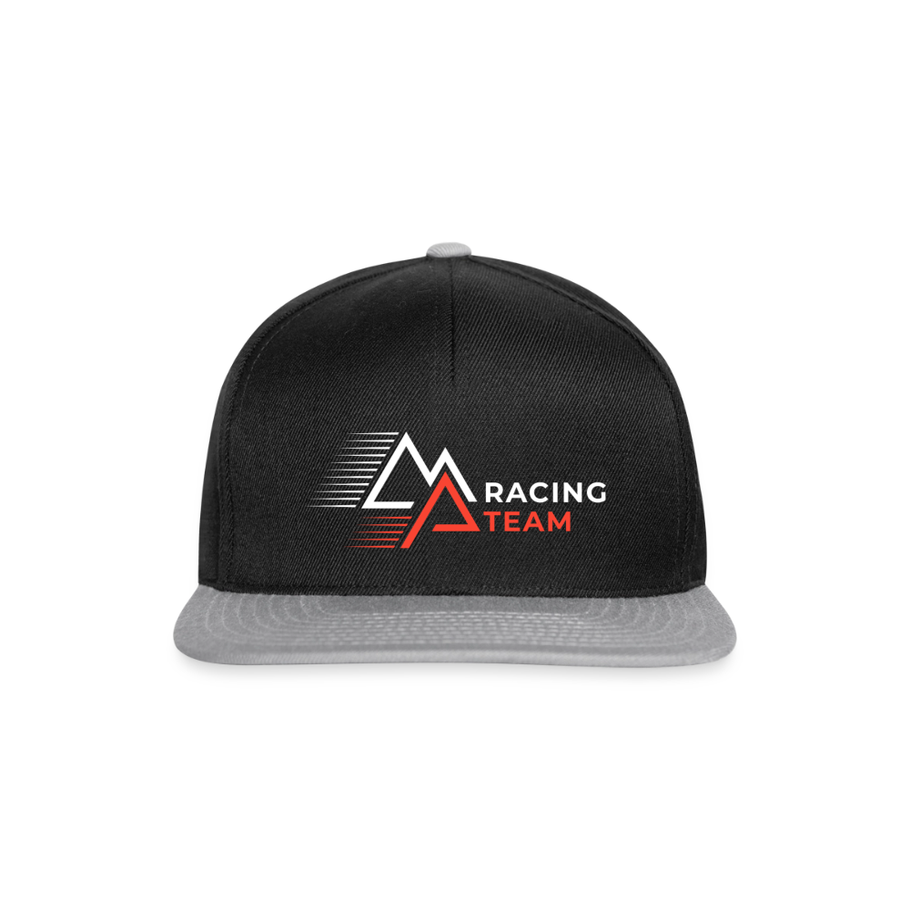 Motorrad Racing Cap - Schwarz/Grau