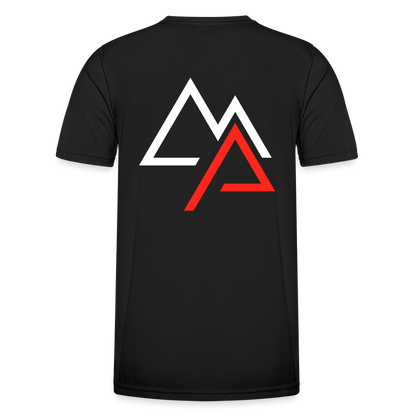 Motorrad Funktions T-Shirt Herren - Schwarz