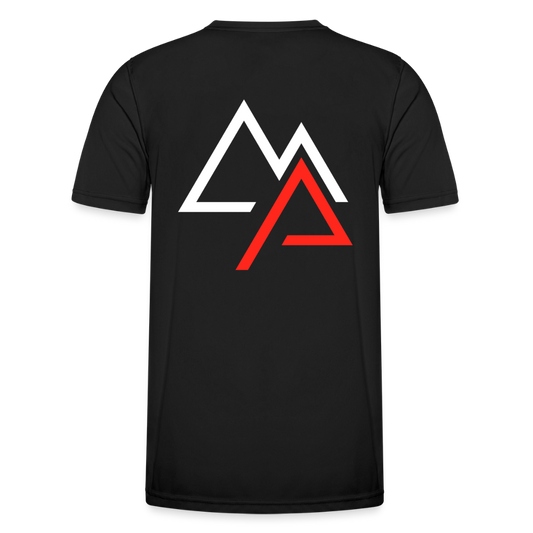 Motorrad Funktions T-Shirt Herren - Schwarz