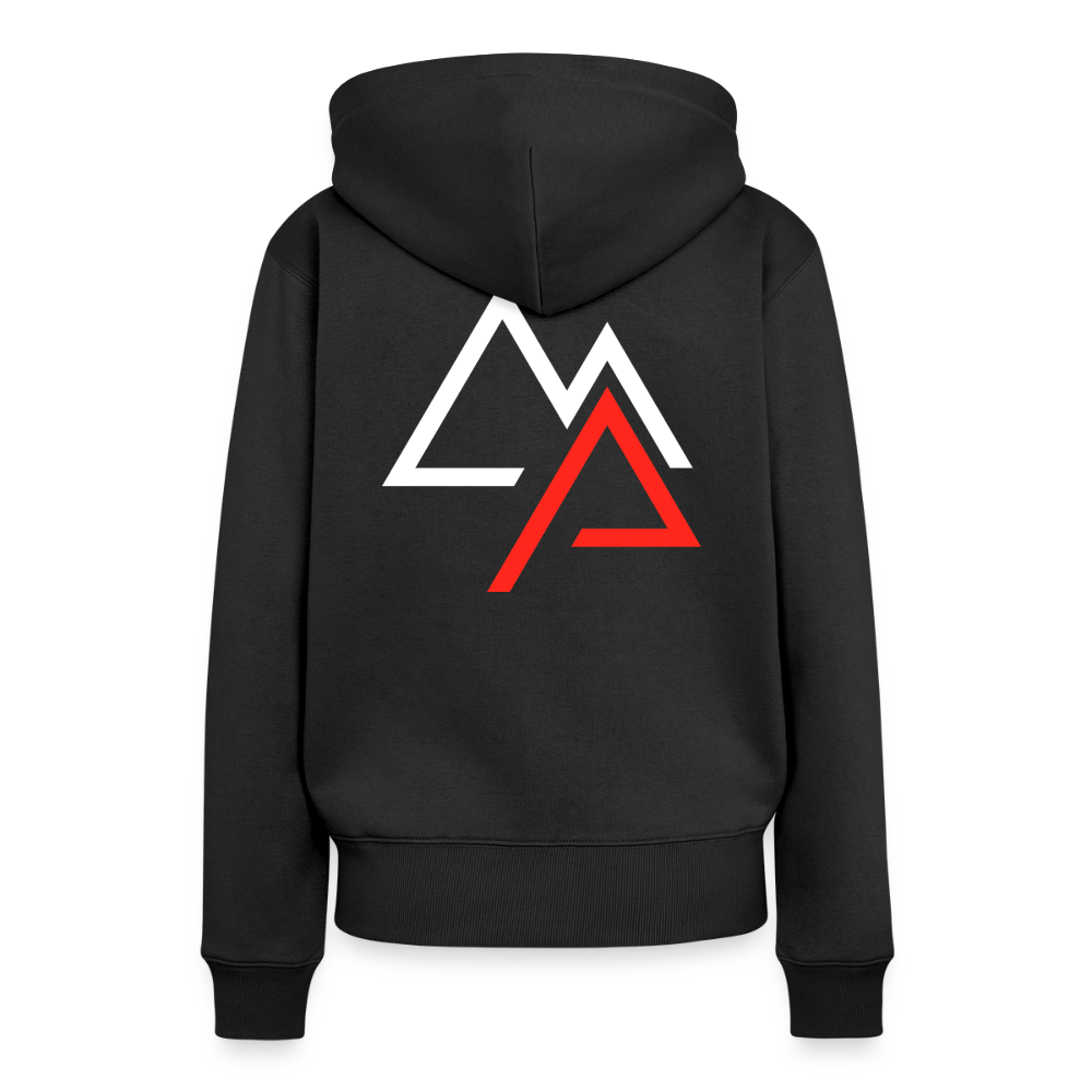 Motorrad Hoodie Damen - Schwarz