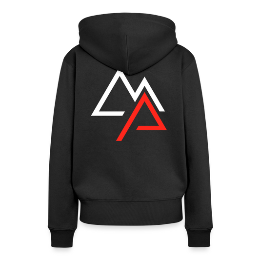 Motorrad Hoodie Damen - Schwarz
