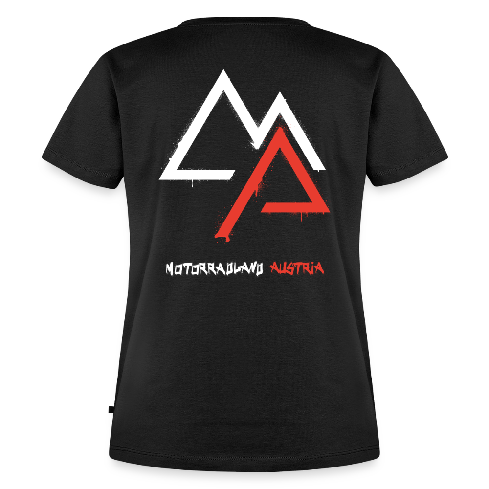 Weil Biken geil ist! Motorrad Damen T-Shirt - Schwarz