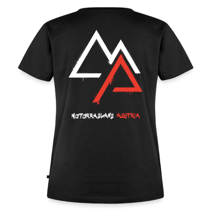Weil Biken geil ist! Motorrad Damen T-Shirt - Schwarz