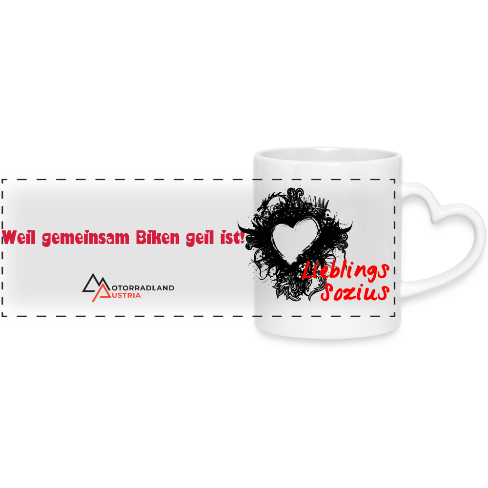 Lieblings Sozius Tasse - Weiß