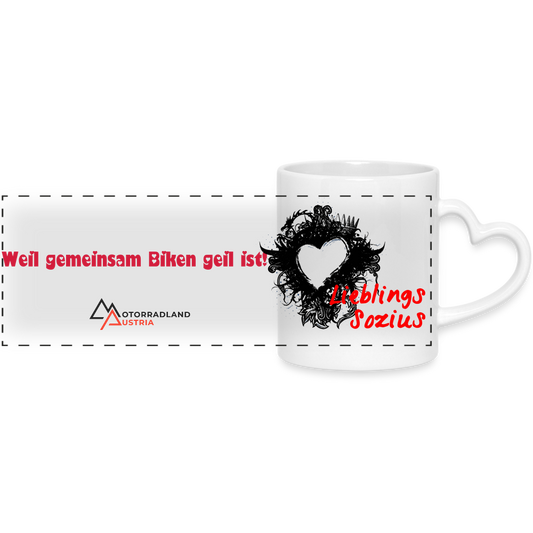 Lieblings Sozius Tasse - Weiß