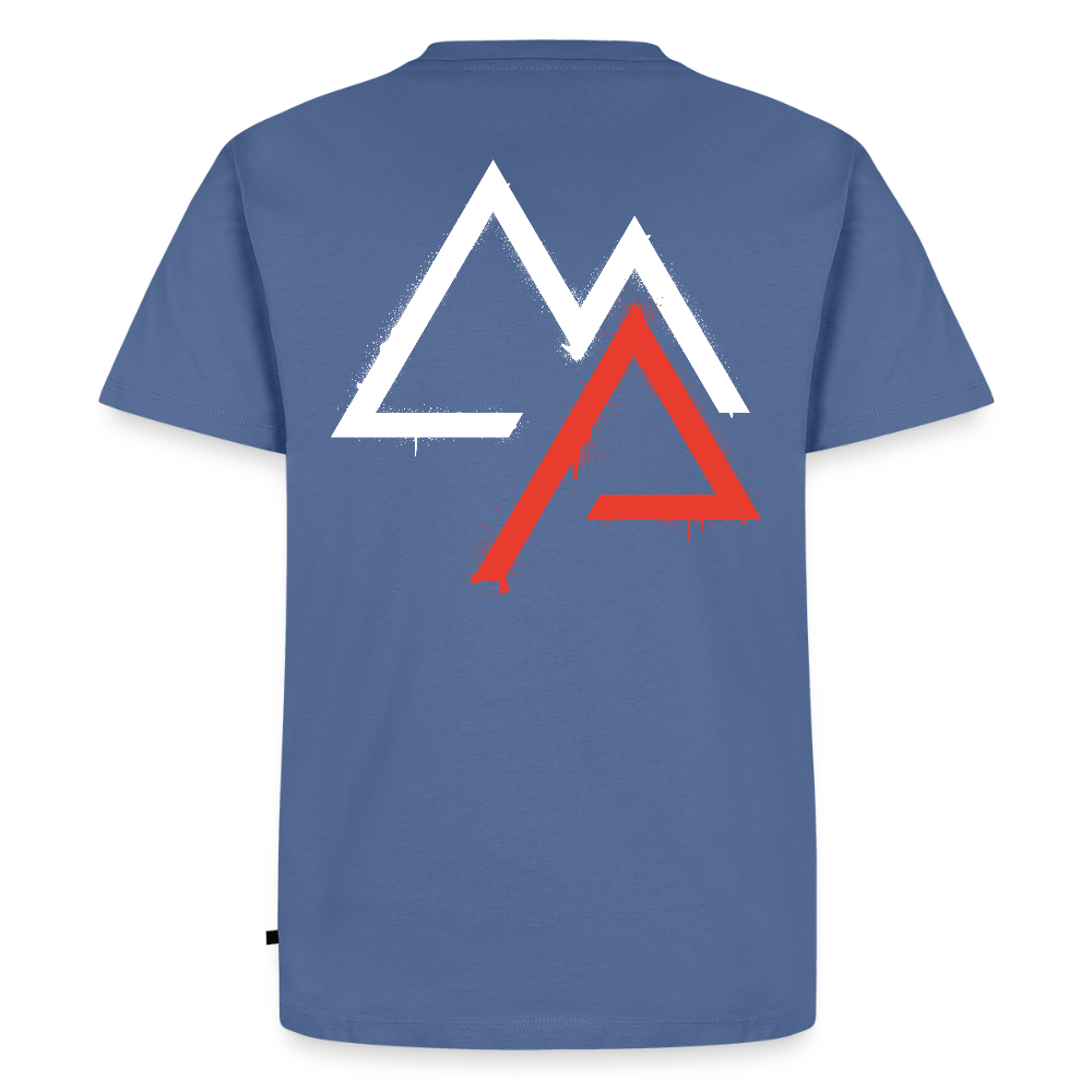 Weil Biken geil ist! T-Shirt - Taubenblau