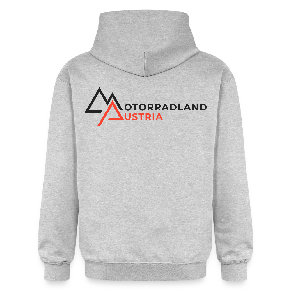 RIDE SAVE Hoodie Rosa - Hellgrau meliert