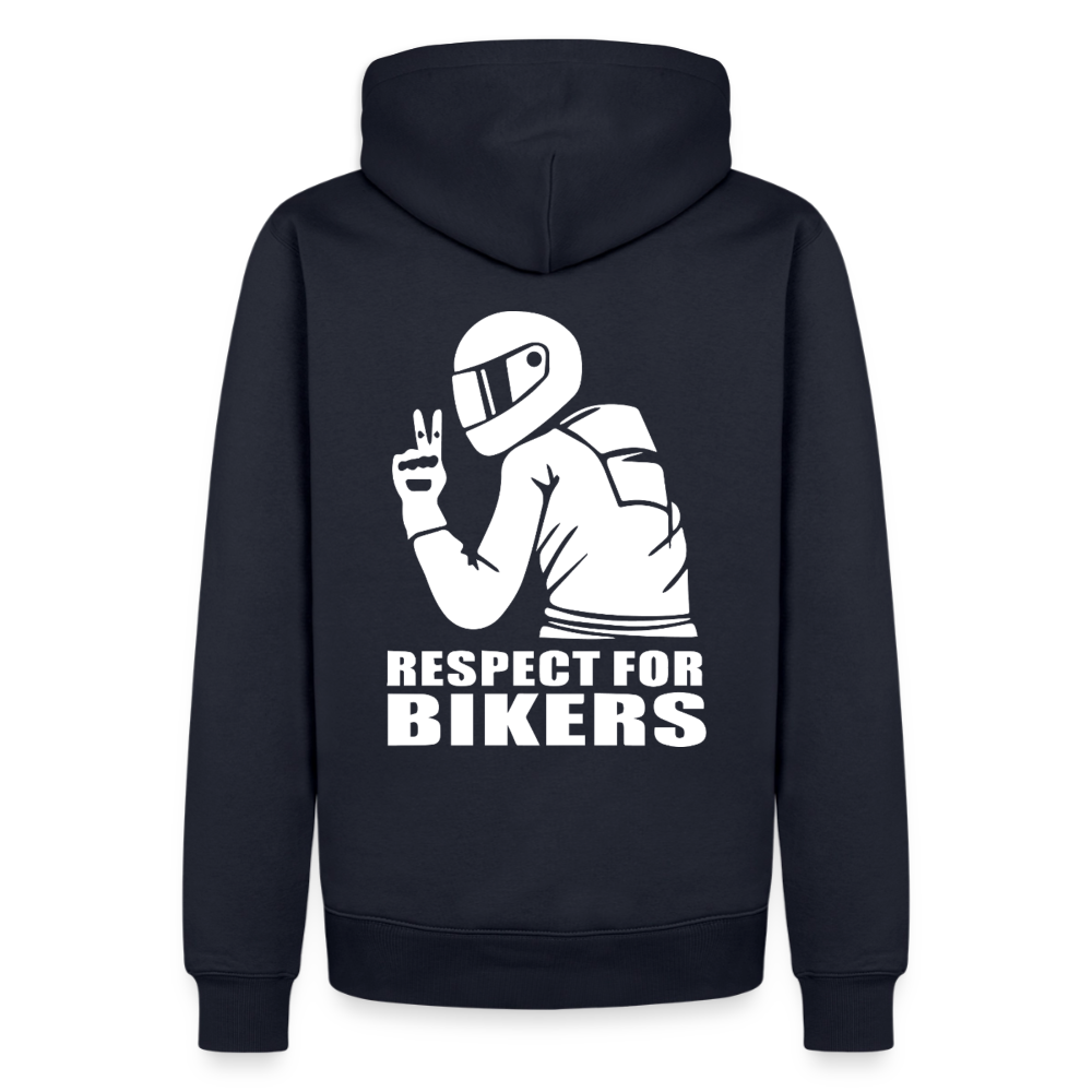 Respect for Bikers Motorrad Hoodie Herren - Navy