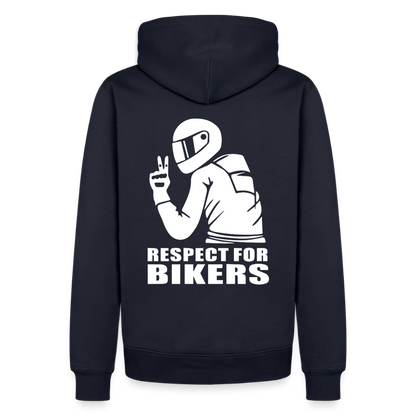 Respect for Bikers Motorrad Hoodie Herren - Navy