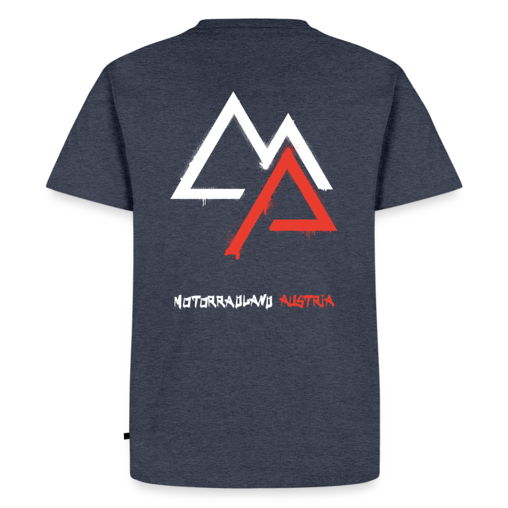 Weil Biken geil ist! Motorrad T-Shirt Herren - Jeansblau 