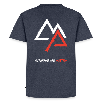 Weil Biken geil ist! Motorrad T-Shirt Herren - Jeansblau 