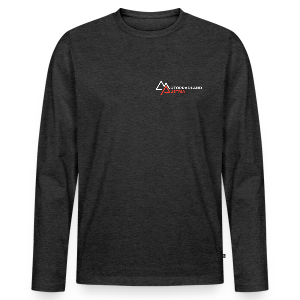 Motorrad Longsleeve Herren - Anthrazit meliert