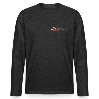 Motorrad Longsleeve Herren - Anthrazit meliert