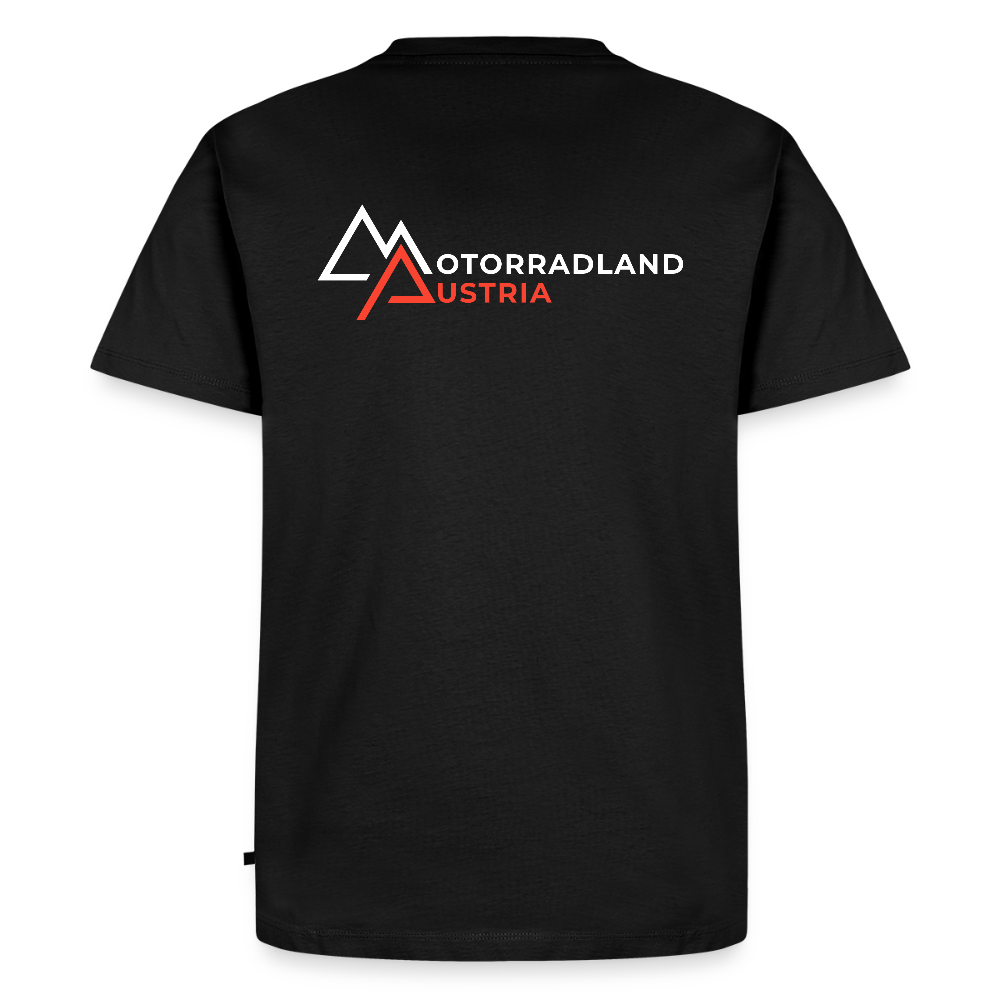 Riding is my Therapy Motorrad T-Shirt - Schwarz