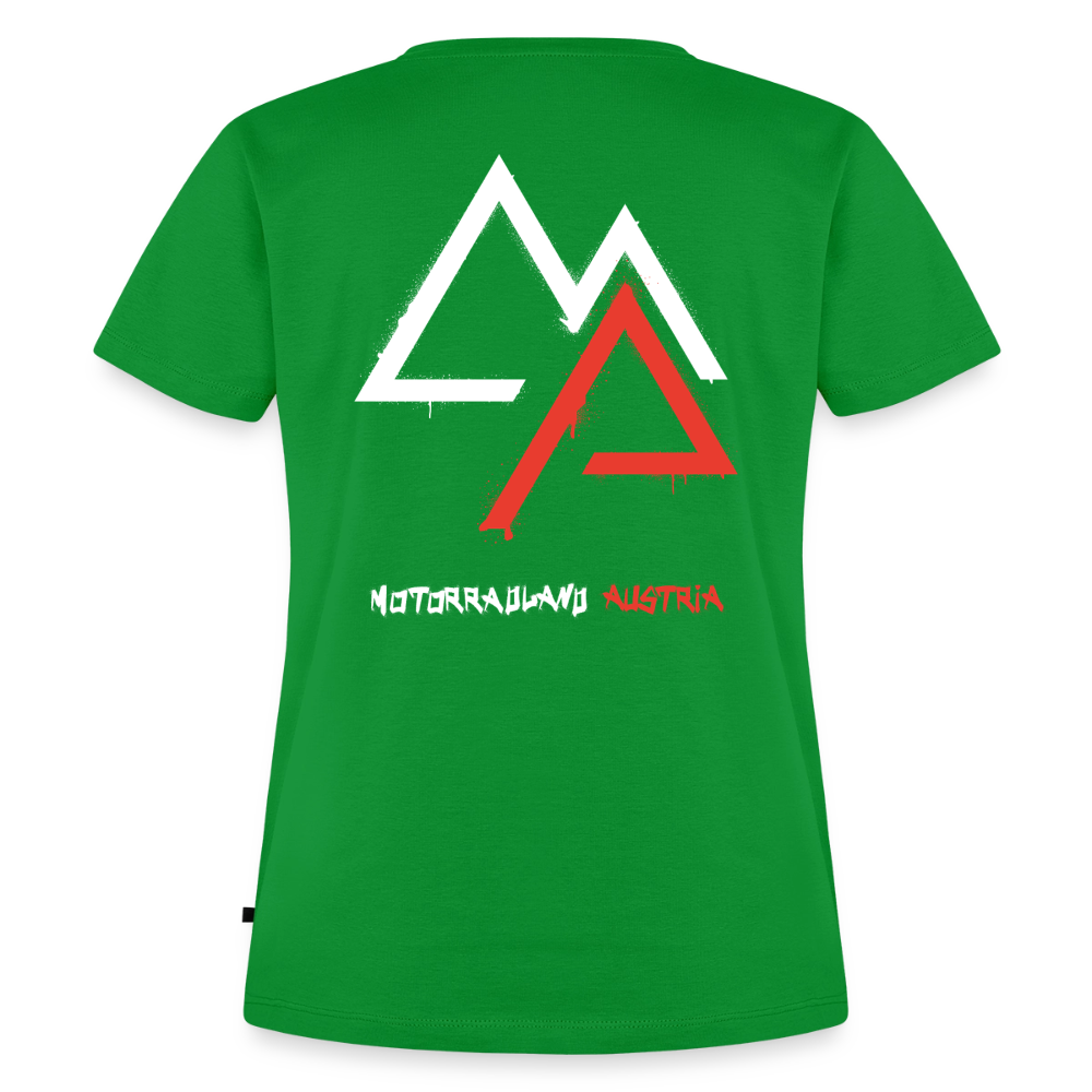 Weil Biken geil ist! Motorrad Damen T-Shirt - Grün
